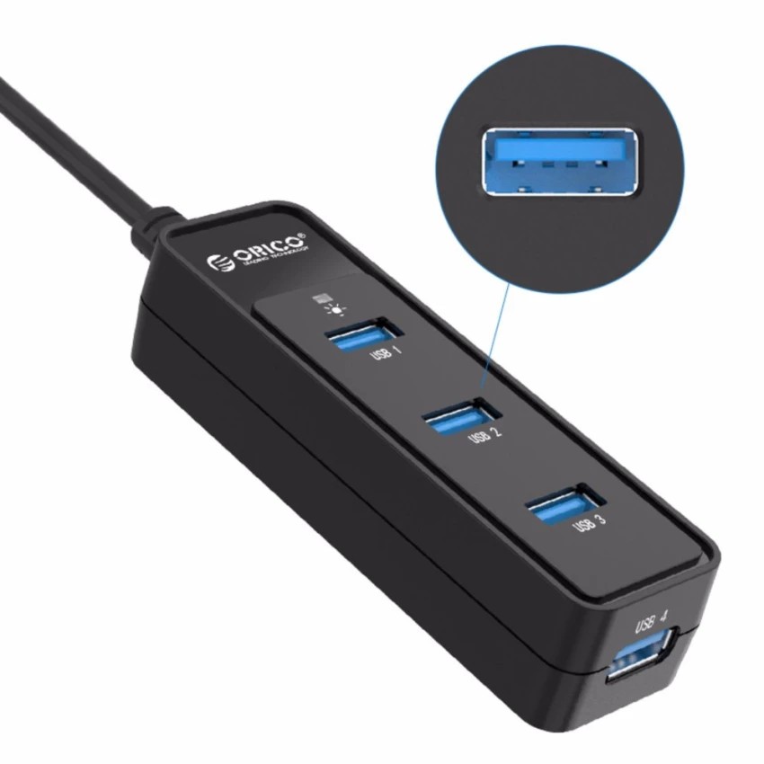 ORICO ULTRA MINI USB3.0 4-PORT HUB W5PH4-U3-BK  #1135