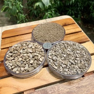 หินภูเขาไฟ 500กรัม 000,00,01,02,1-2 วัสดุปลูกผสมดิน เพิ่มความโปร่งให้ดิน หินภูเขาไฟ พัมมิส