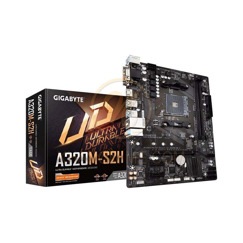MAINBOARD (AM4) GIGABYTE A320M-S2H (REV.3.1)
