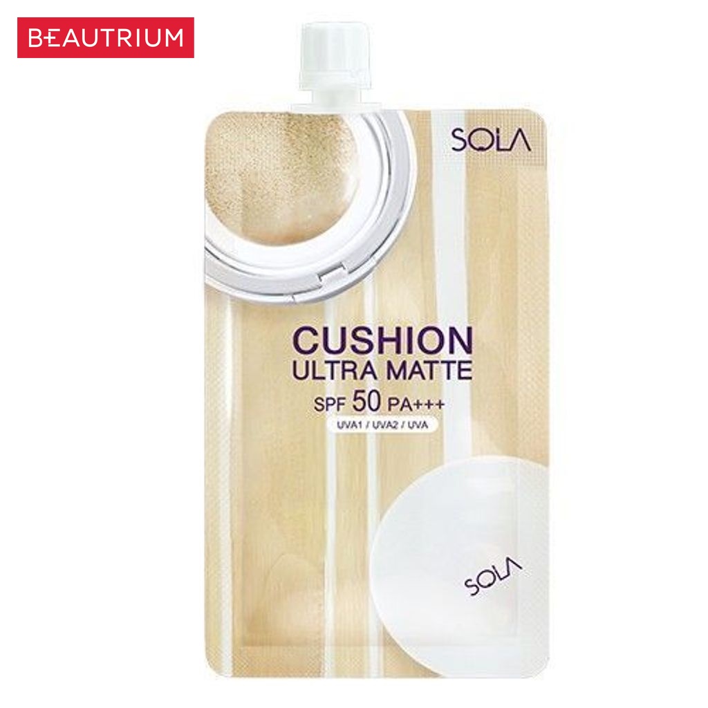 SOLA COSMETIC Cushion Ultra matte SPF50 PA+++ คุชชั่น 7ml — صورة 2