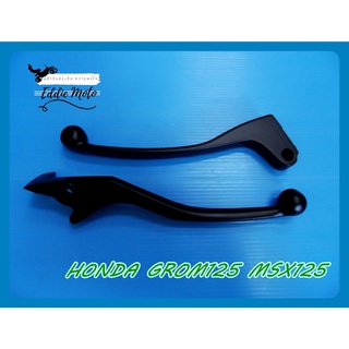 HONDA GROM125 MSX125 BRAKE &amp; CLUTCH LEVER SET "BLACK" // มือเบรค มือคลัทช์ สีดำ สินค้าคุณภาพดี