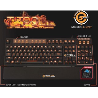 Neolution E-Sport Gaming Keyboard Titan