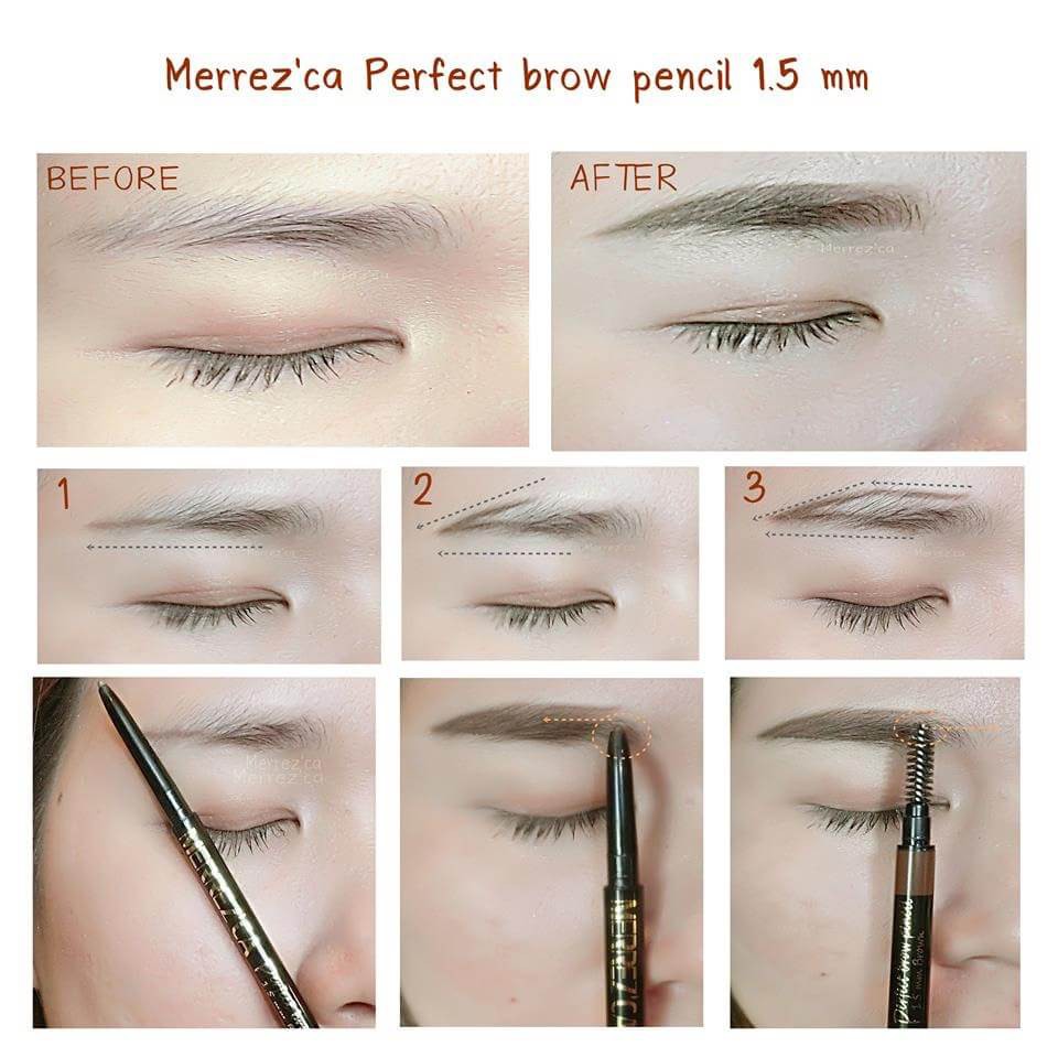 Merrezca เมอร์เรซกา ดินสอเขียนคิ้ว Merrez'ca - vitamin4sure - ThaiPick