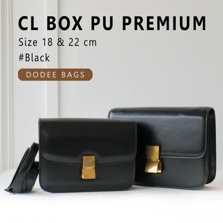 💕กระเป๋าสะพายทรง CL Box PU Premium