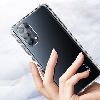 เคสโทรศัพท์ซิลิโคน TPU นิ่ม แบบใส กันกระแทก สําหรับ OPPO Reno 5 4 4z 4f SE Lite 3 pro 2 2f 2z 10x Zoom