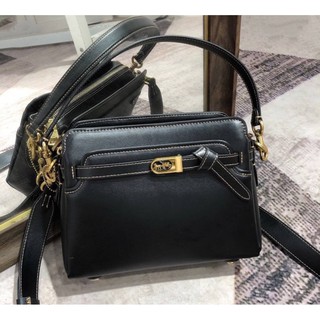 Coach Tate Color black Leather Carryall Bag