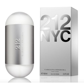 ของแท้!!! Carolina Herrera 212 NYC EDT for women 100ml (โปรดทักแชทเพื่อสอบถามสต็อกก่อนสั่งซื้อนะคะ)