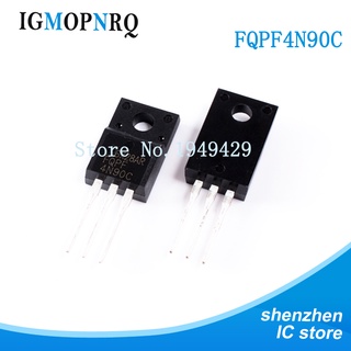 มอสเฟต FQPF4N90C TO-220 4N90C 4N90 900V N-Ch Q-FET 10 ชิ้น