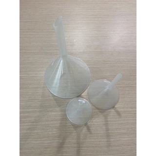 Plastic PP Funnel กรวยกรองพลาสติก 75mm 100 mm 150 mm ของอินเดีย