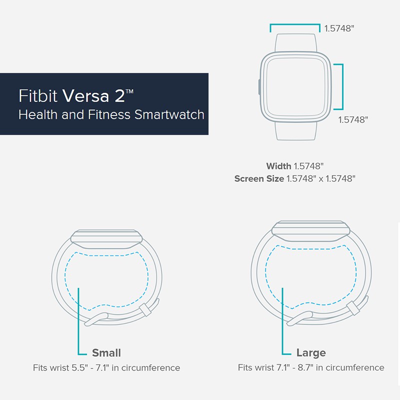 Fitbit Versa 2 Health and fitness watch iXO6