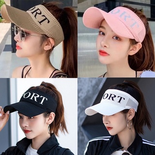 หมวกแฟชั่น หมวกครึ่งใบ Sport พร้อมส่ง