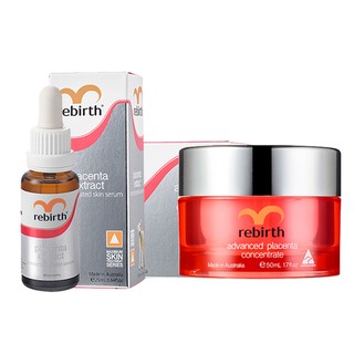 Rebirth เซรั่มรกแกะเข้มข้น 45% 25 ml. + ครีมรกแกะสูตรเข้มข้น 50g.