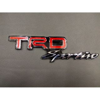 โลโก้ TRD SPORTIVO. เคลือบแก้ว สำหรับติดรถ TOYOTA FORTUNER ตัวใหม่