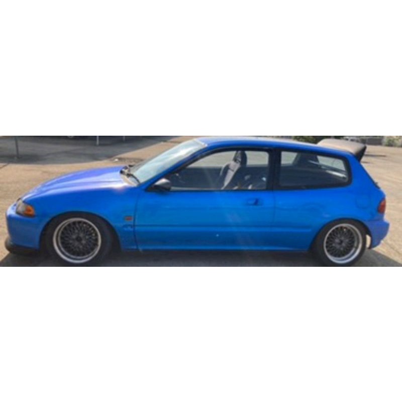 กันสาด Civic 3 ประตูปี 92-95 สีดำ - รูปที่ 2