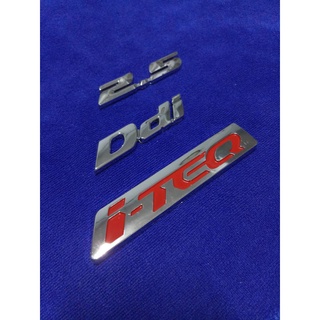 โลโก้ 2.5 Ddi i-TEQ( D-MAX 2007-2011) สีแดง ราคาต่อ 1ชุด