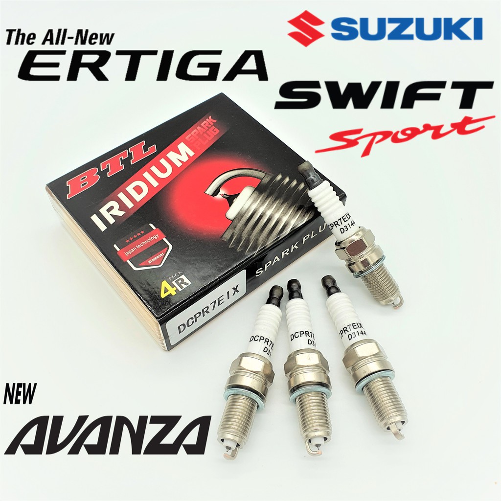 DCPR7EIX IRIDIUM BTL บีทีแอล หัวเทียนเข็ม SWIFT 1.25L K12B, Suzuki ERTIGA 1.4 K14B, Suzuki Ciaz 1.2 