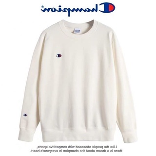 Champion embroidered sweatshirt, multi-color, letter embroidery,cotton