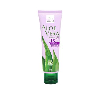 VITARA ALOE VERA GEL PLUS TX 120G ไวทาร่า อโลเวร่า ขนาด 120 กรัม สูตรใหม่สำหรับฝ้าแดด รอยด่างดำ