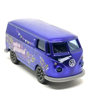 Majorette Volkswagen T1 - Songkran Festival - Glossy Dark Blue Color /Wheels 6SVB /scale 1/59 (3 inches) no Package