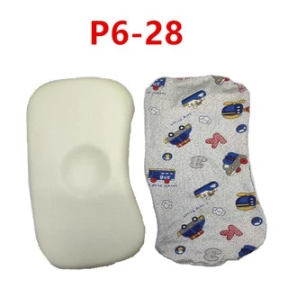 Super baby หมอนเด็กยางพารา หมอนเด็ก สามารถช่วยให้เด็กนอนหลับ ใช้ได้0-6ปี ขนาดเล็ก：21x36cm ความหนา：3cm รุ่น：P6