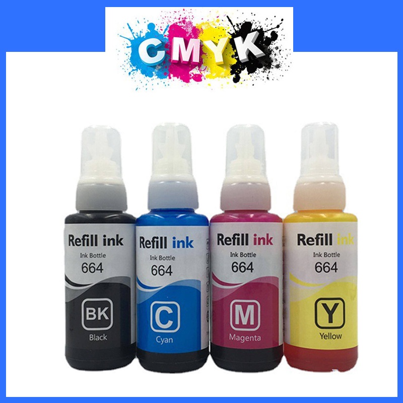 หมึกเติม Printer Epson 664 L100/L110/L101/L120/L200/L210/L201/L220/L300/L310/L350/L355/L360/L365/L38