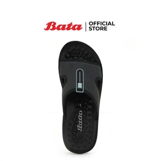*Best Seller* Bata MENS Sandalรองเท้าแฟชั่นผู้ชายแตะลำลองแบบสวม พื้นสีดำ ผ้าด้านบนสีเทา รหัส 8692880 Mensandal Fashion SUMMER