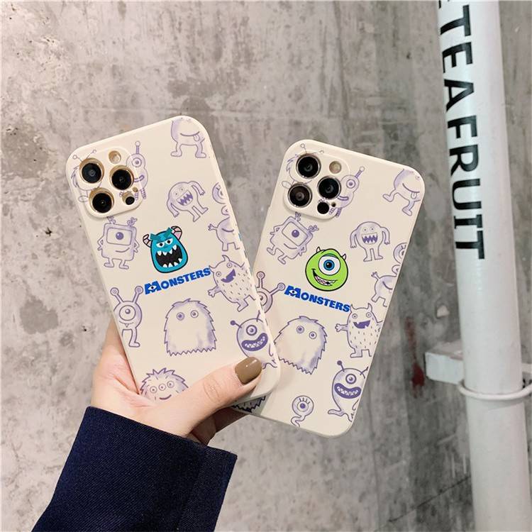 เคสชิลิโคน เคสTPU เคสโทรศํพท์มือถือ ปีศาจจูเนียร์ เคสโทรศัพท์ทรงสี่เหลี่ยม 7plus 8plus x xs xr 11 12 pro max #930