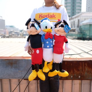 หมอนข้าง ตัว Mickey Mouse มิกกี้เมาส์ &amp; Minnie Mouse มินนี่เมาส์ &amp; Donald Duck โดนัลดั๊ก 20นิ้ว มิกกี้ มินนี่