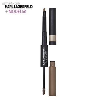 Karl Lagerfeld + Model co MORE BROWS FIBRE BROW GEL &amp; CRAYON DUO ที่เขียนคิ้ว GEL 3.5 กรัม CRAYON 22 กรัม