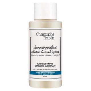 Christophe Robin - Purifying Shampoo With Jujube Bark Extract #TravelSize แชมพู ใช้ได้ทุกวัน ลดรังแค ดีท็อกซ์หนังศีรษะ