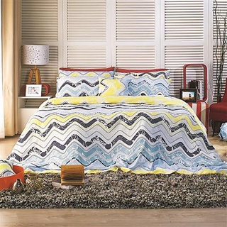 Homehapp  ผ้านวม PREMIER SATIN รุ่น FACINO PRINT 330T ขนาด 60 x 80 นิ้ว