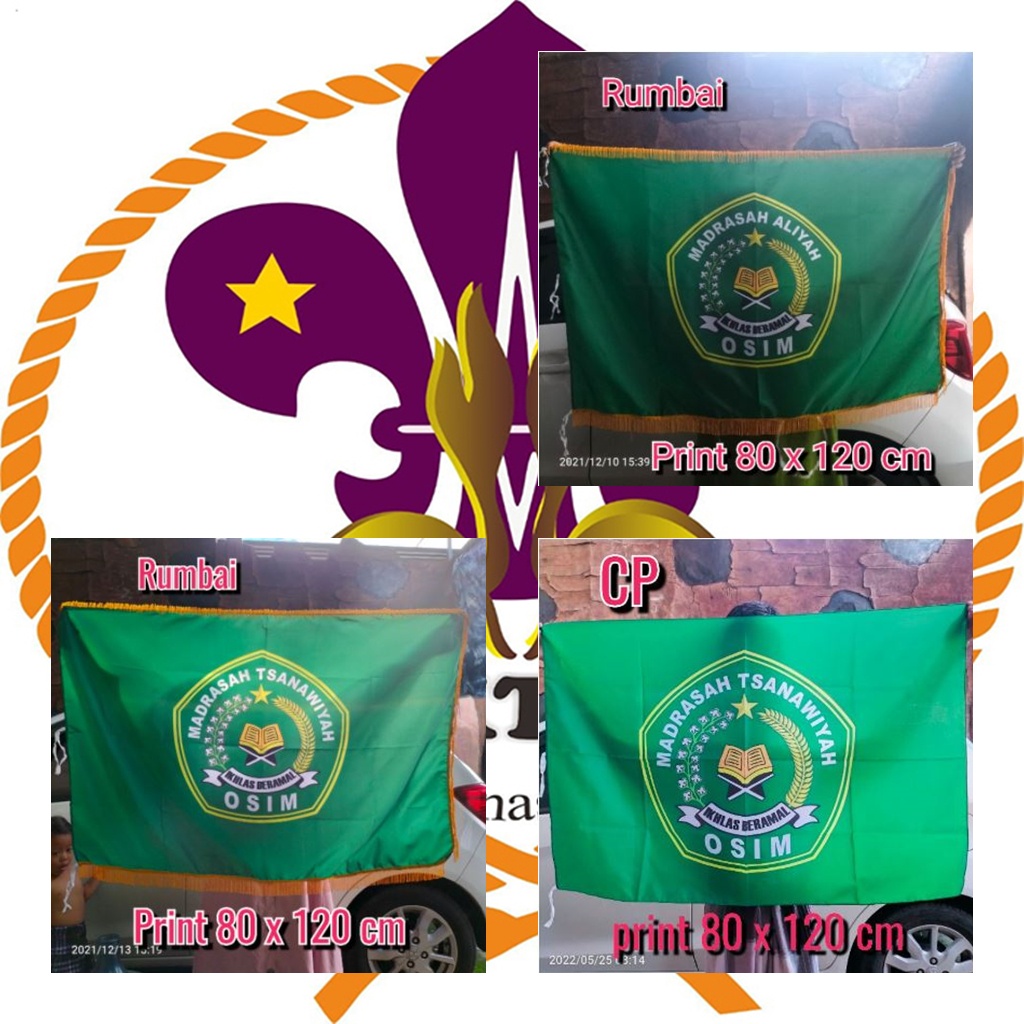 ธง OSIM MA MTs Madrasah Aliyah Tsanawiyah