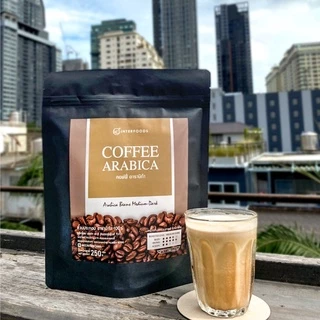 เมล็ดกาแฟอาราบิก้า คั่วกลางค่อนเข้ม 250 กรัม – โทนช็อกโกแลต กลมกล่อม (Arabica Coffee Beans)