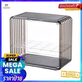 กล่องฝาเปิดจัดเก็บ STACKO HANDBAG 37x20x32.5 ซม. สีเทา/ใสHANDBAG STORAGE BOX STACKO HANDBAG 37X20X32.5CM GREY/CLEAR