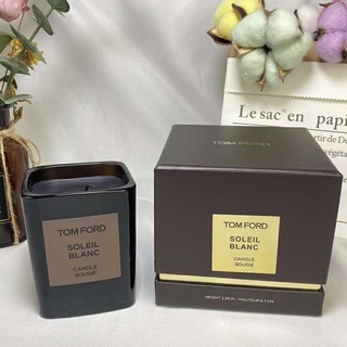 PRIVATE BLEND TOMFORD SOLEIL BLANC CANDLE  เทียนหอมกลิ่นFucking Fabulous แท้100%  🖤ราคาเต็ม 4,200฿   ▪️inbox ❌❌โปร12.12ร