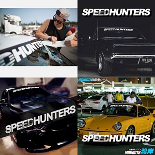 สติ๊กเกอร์ติดรถด้านหน้า สติ๊กเกอร์ติดรถยนต์ด้านหลัง SPEEDHUNTERS Speed Hunter ม่านบังแดดรถยนต์ สติ๊กเกอร์ติดกระจกหน้า สต