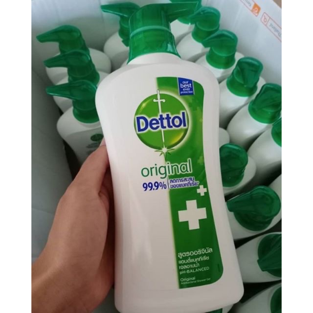 (พร้อมส่ง) Dettol ครีมอาบน้ำเดทตอลลดการสะสมของแบคทีเรีย 99.9%