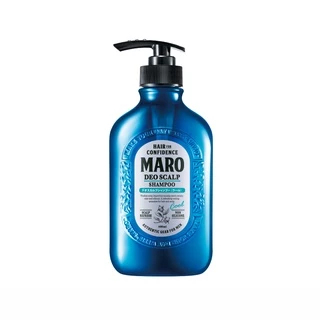 Maro Deo Scalp Shampoo Cool 400 ml. แชมพูขจัดรังแค สูตรเย็น นำเข้าจากประเทศญี่ปุ่น ลดความมัน ผมมัน ขจัดรังแค มาโร่