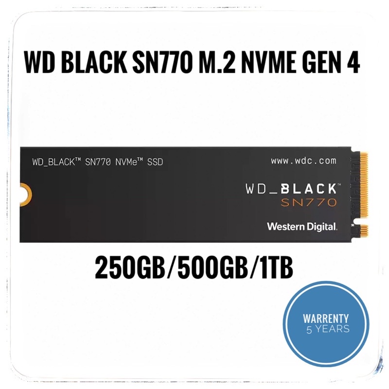 WD BLACK SN770 M.2 NVMe GEN 4