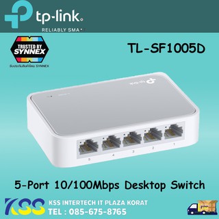 Switching Hub TL-SF1005D 5-Port 10/100Mbps Desktop Switch รับประกัน SYSNNEX ประกันตลอดอายุการใช้งาน