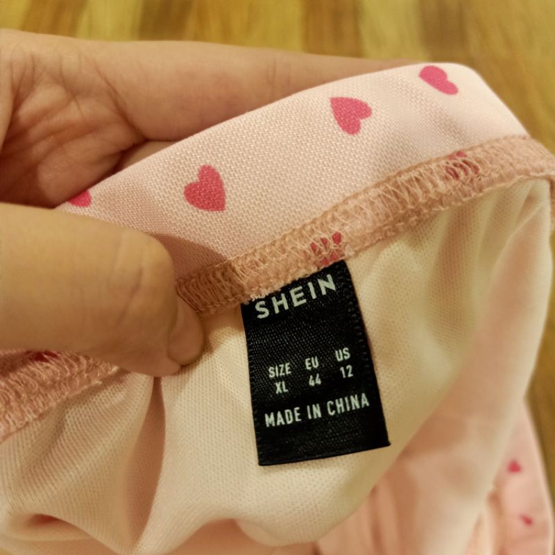 กระโปรงหัวใจชมพู หวานละมุน XL shein luckybilly. ThaiPick