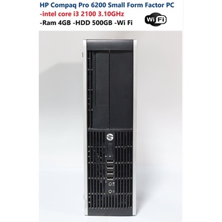 HP Compaq Pro 6200 Small Form Factor PC -intel core i3 2100 3.10GHz -Ram 4GB -HDD 500GB -Wi Fi