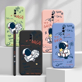 ใช้กับ OPPO Reno Reno 10x Zoom RenoZ Renoace Reno2 Reno2F Reno2z เคสโทรศัพท์พร้อมน้ำ Nasa word เคสสำหรับ boy Princess ฝาหลังแบบนิ่มกันกระแทกซิลิโคนด้านข้างรูปแบบกล้อง Full Lens protector casing