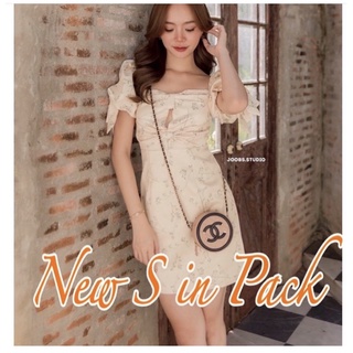 JOOBSTUDIO Dress สีครีม size S ของใหม่ป้ายห้อย New in Pack ค่ะ