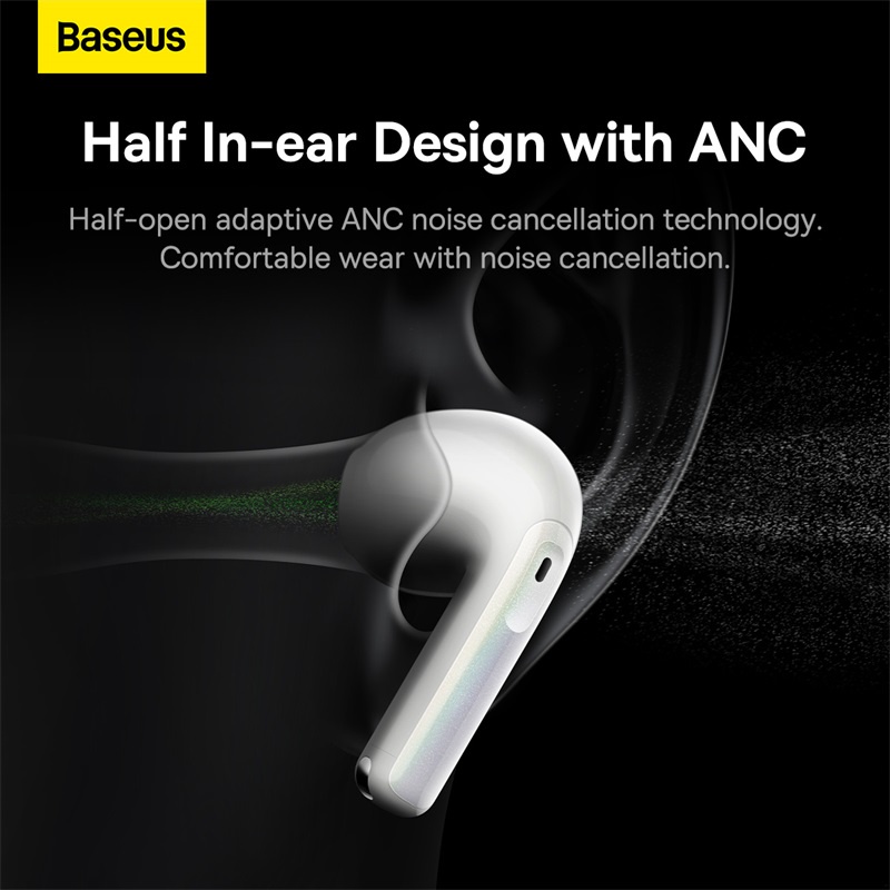 Baseus ANC TWS True หูฟังบลูทูธไร้สาย 5.2 ความล่าช้าต่ํา ENC รองรับ ...