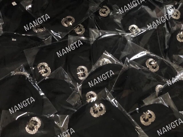 Nangta Shop : หมวกเบเร่ต์เด็ก สีดำ & สีแดง ... พร้อมส่ง รูปที่ 8