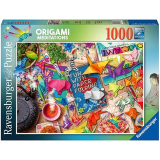 จิ๊กซอว์ Ravensburger - Origami Meditations  1000 piece  (ของแท้  มีสินค้าพร้อมส่ง)