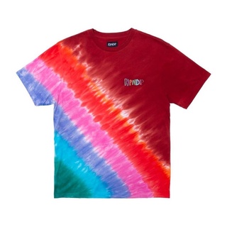 SLUM LTD - RIPNDIP OG Prisma Embroidered Tee Red Tie Dye