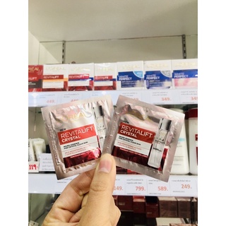 2 มล./ซอง  Loreal REVITALIFT CRYSTAL Micro Essence คริสตัล ไมโคร-เอสเซนส์  บำรุงผิวหน้า ทันทีที่ใช้