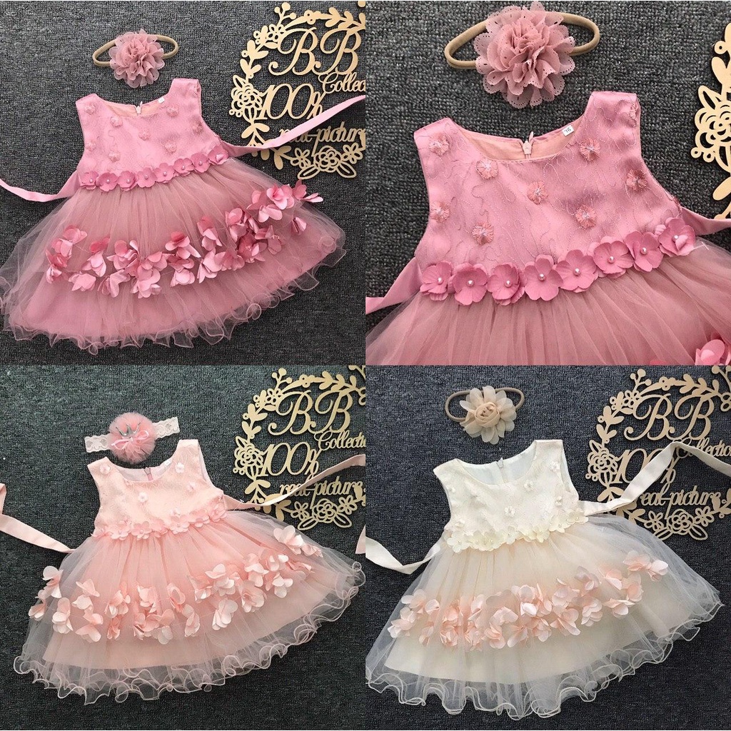 LITTLE BEAR KIDS GOWN 598-MY20*4 (W HEADBAND) 1986